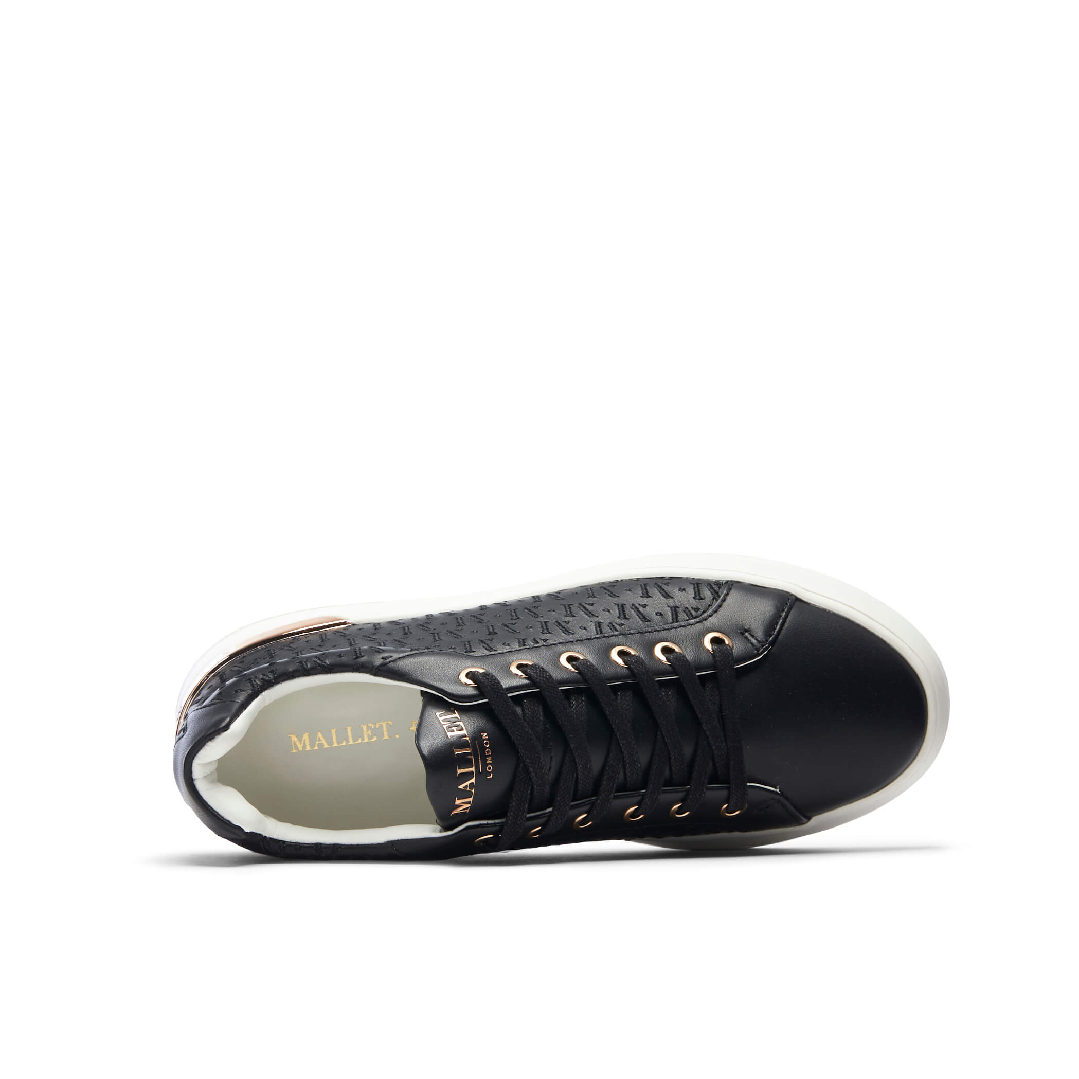 Womens black 2024 mallet trainers