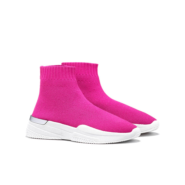 Kids Sock Runner Fuchsia