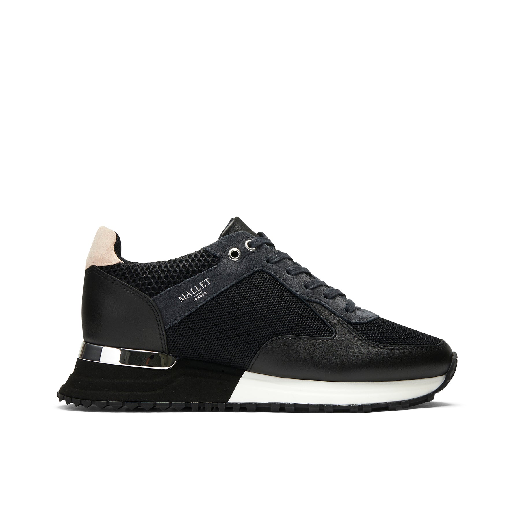 Womens black best sale mallet trainers
