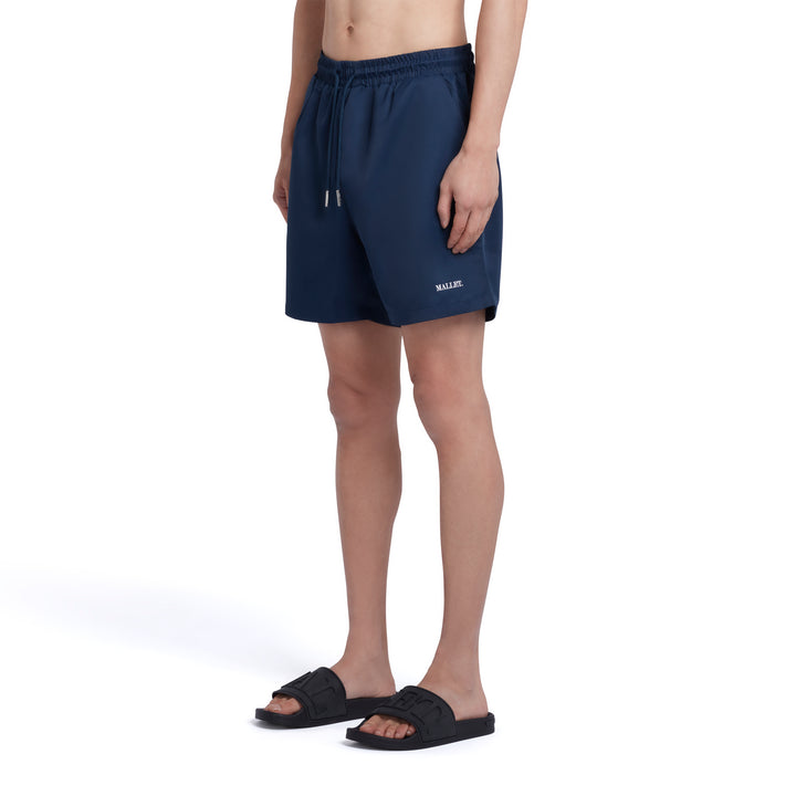 Water Reactive Print Swim Short Navy