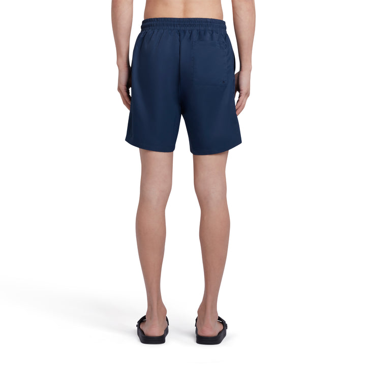 Water Reactive Print Swim Short Navy