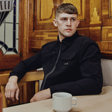 Utility Pocket Overshirt Black